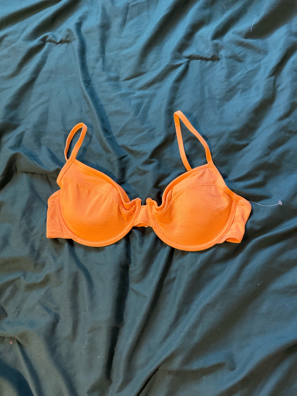 Women’s Orange Underwire Swim Top